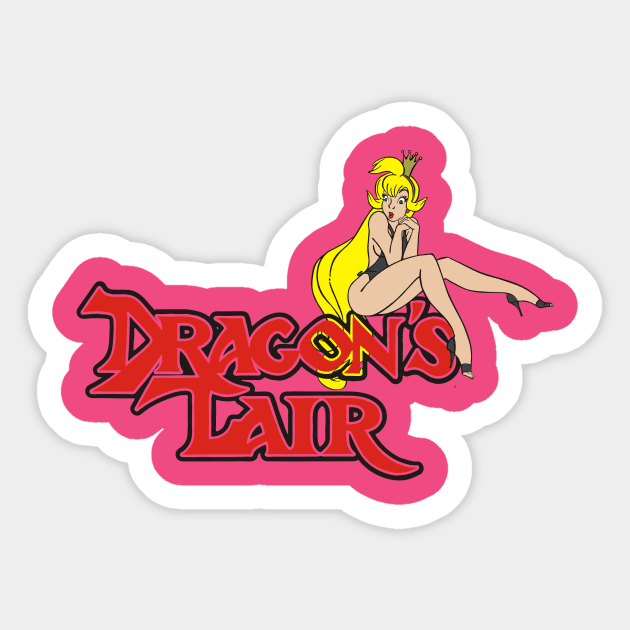 Dragon's Lair Daphne Sticker by RoswellWitness